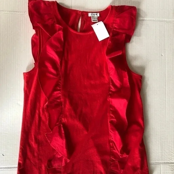 JCREW  Ruffle Tank - Picture 4 of 10